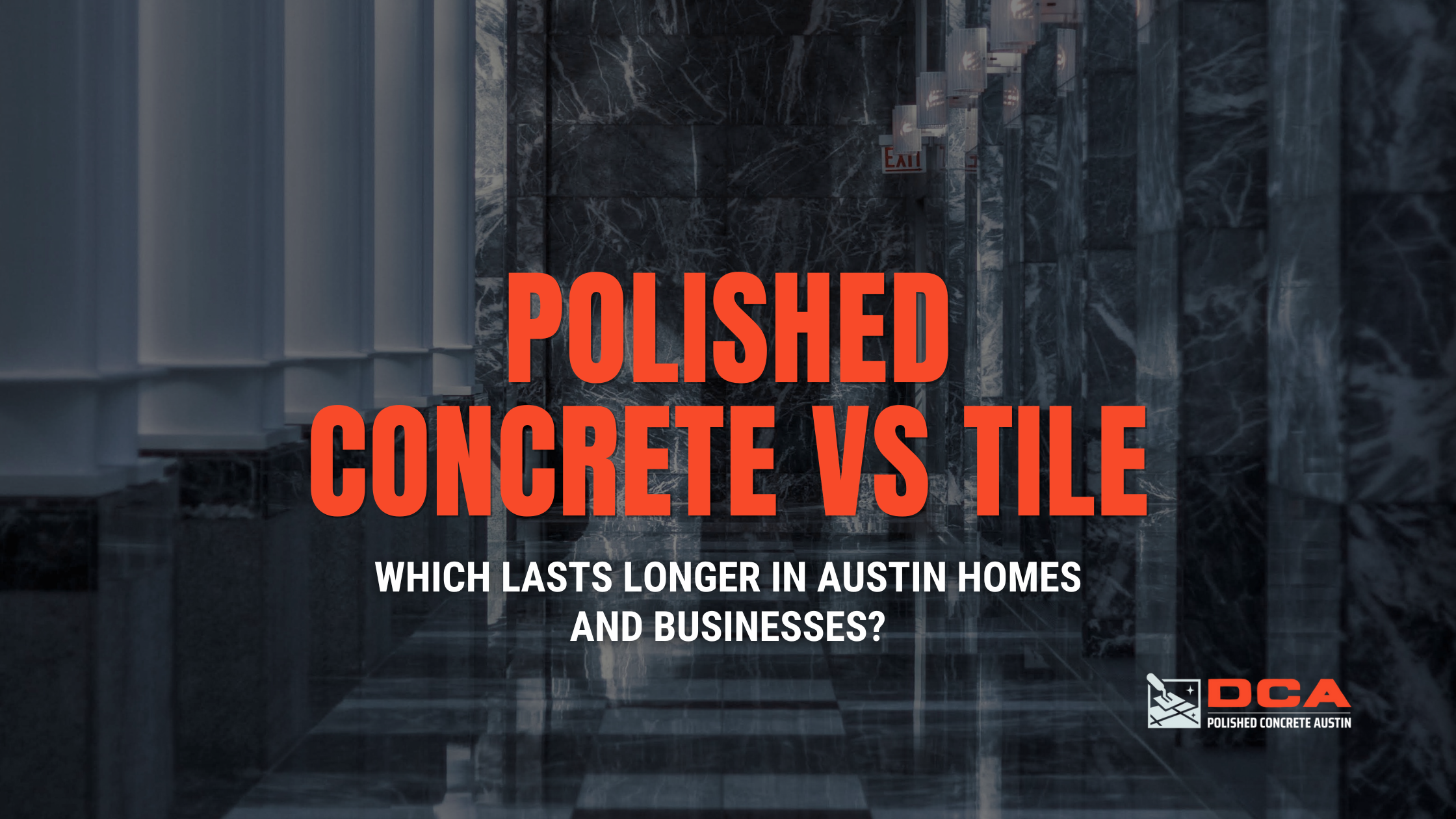 polished concrete vs tile