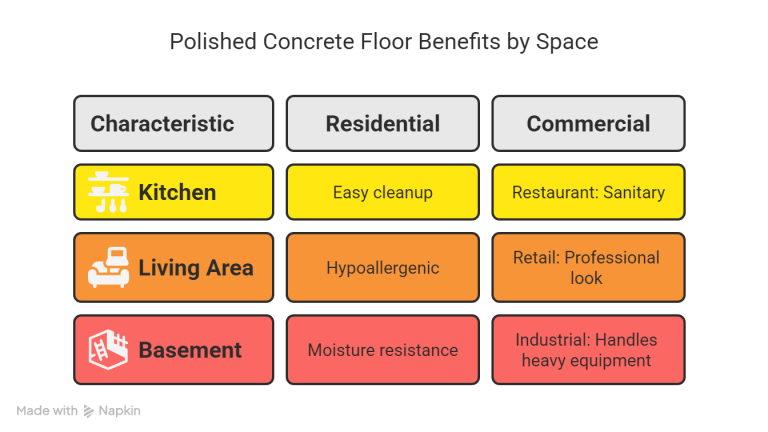 Benefits of Polished Concrete Floors