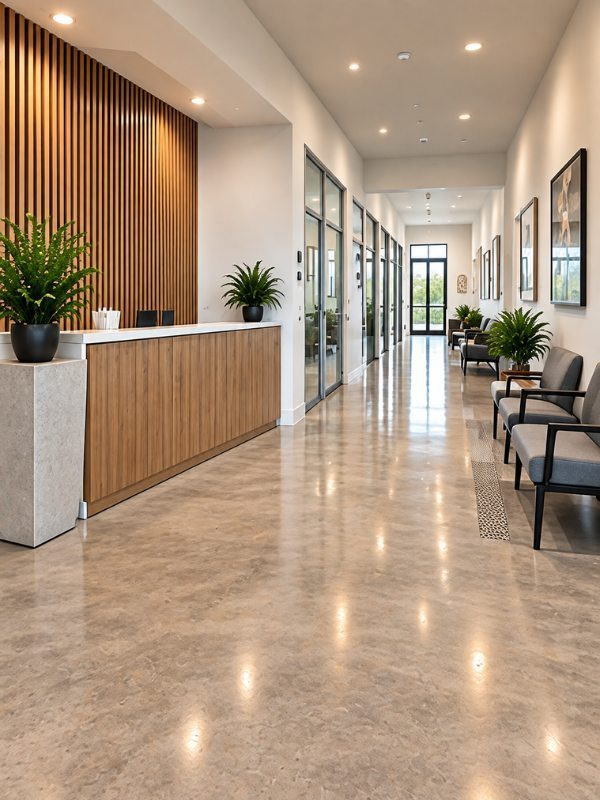 residential georgetown polished concrete by GlossCrete Polished Concrete Austin